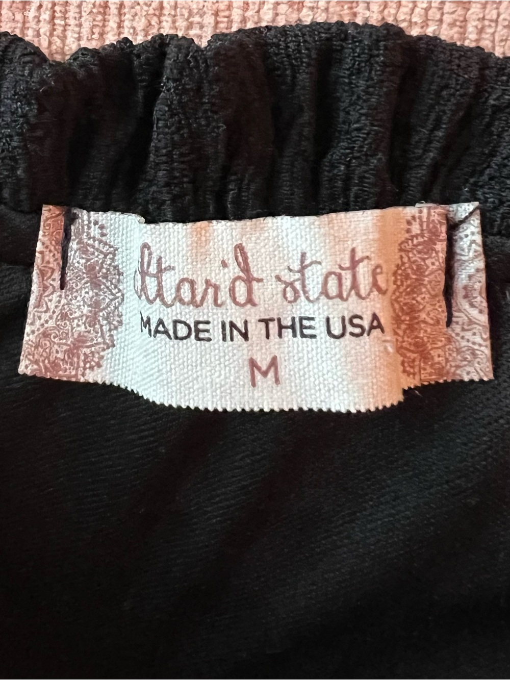 Altar'd State Black Ruffle Tie-Shoulder Top - Picture 4 of 4